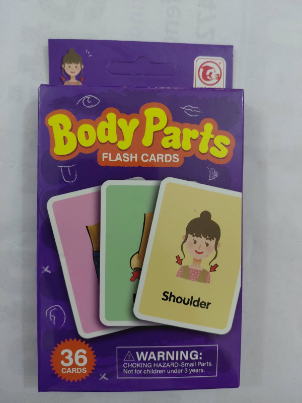 Body Parts Flash Card - AC88703